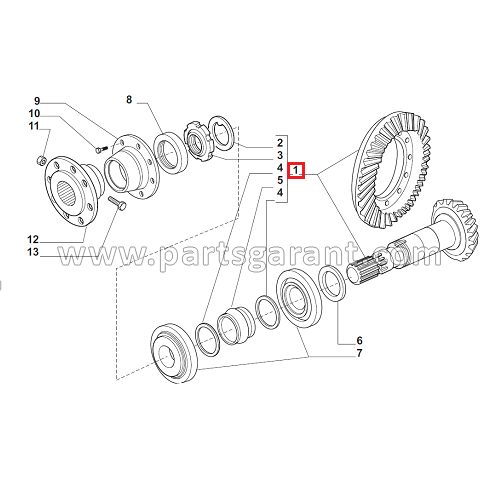 Главная пара Z11/32