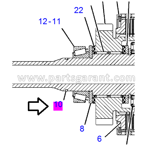 Уплотнительное кольцо Caterpillar 434E