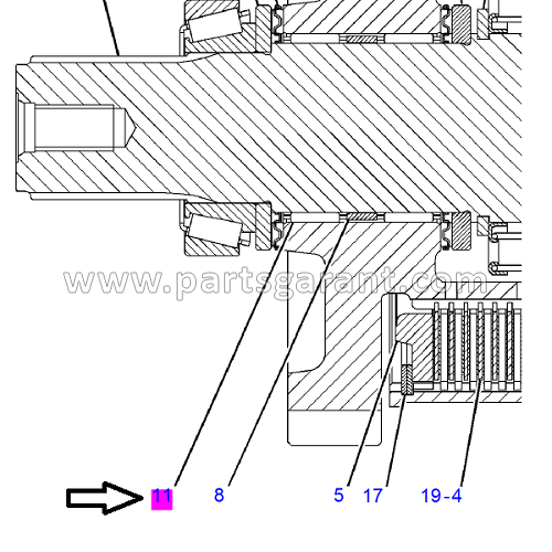 Роликовый подшипник Caterpillar 434E