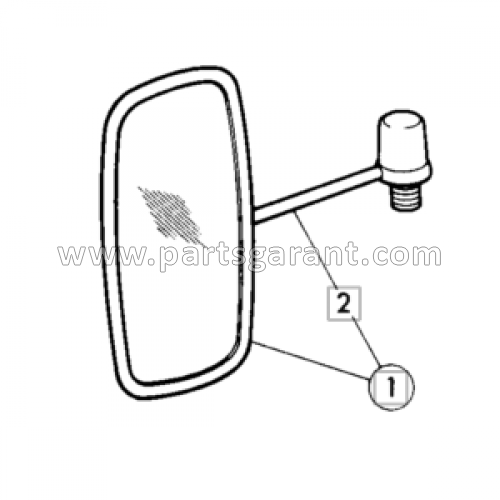 Зеркало заднего вида JCB 3CX