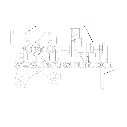 Суппорт стояночного тормоза Caterpillar 432D