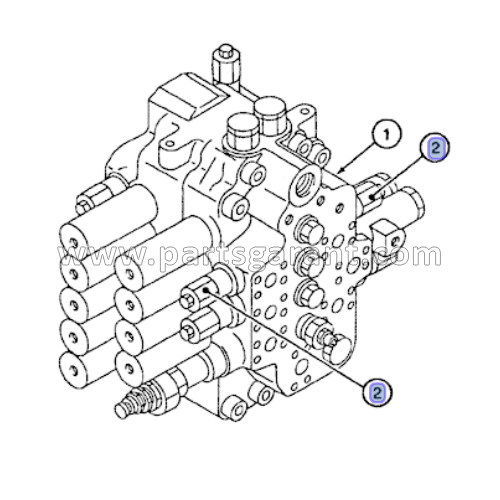 Клапан Case CX210