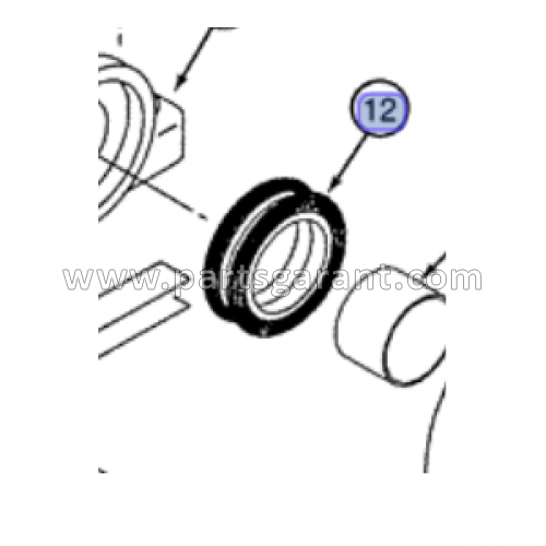 Сальник верхнего ролика Case CX210