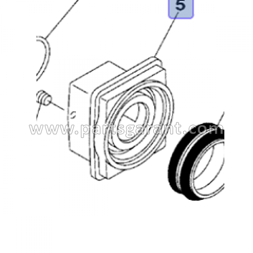 Ступица катка Case CX210