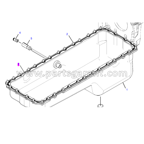 Прокладка поддона Caterpillar 325D