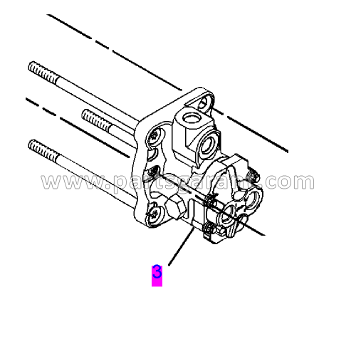 Топливный насос ТНВД Caterpillar 325D