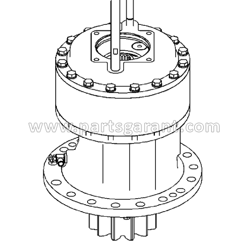 Редуктор поворота платформы Caterpillar 325D