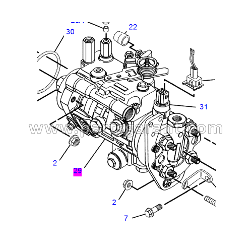 Топливный насос высокого давления Caterpillar 432D