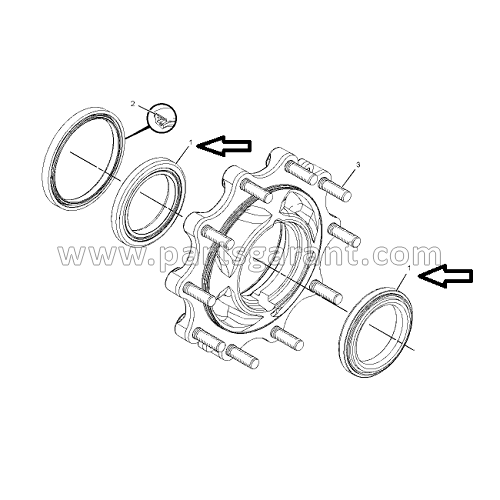 Подшипник ступицы Caterpillar 428 E