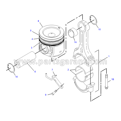 Поршень и шатун в сборе Caterpillar 325D