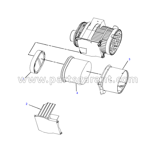 Воздушный фильтр в сборе Caterpillar 428 E