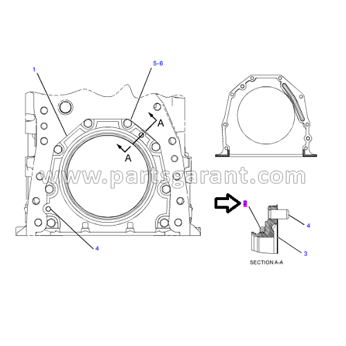 Сальник Caterpillar 325D