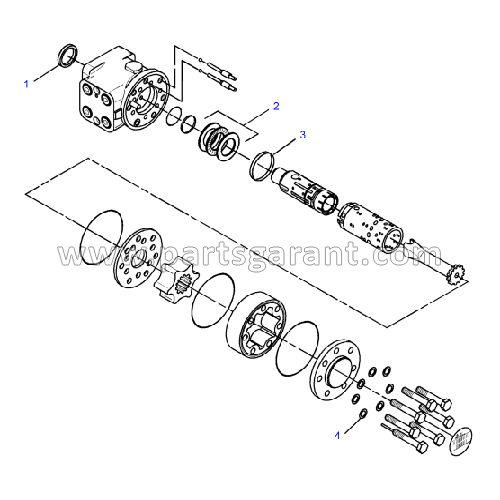 Насос ГУР Caterpillar 428 E