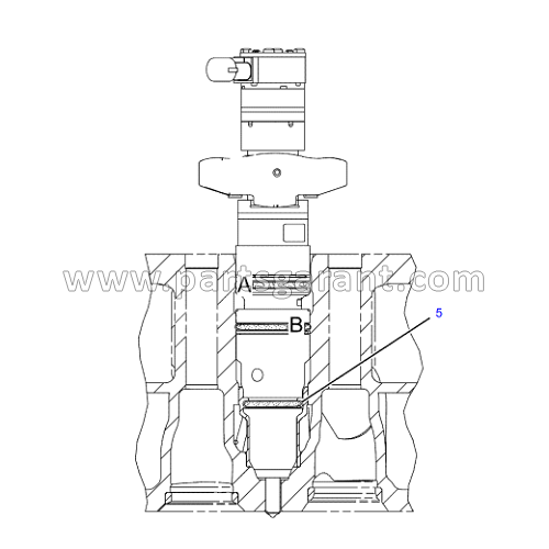 Топливная форсунка 1 Caterpillar 325D