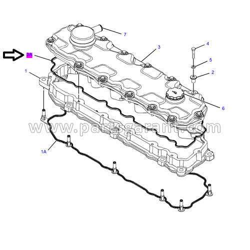 Прокладка крышки клапанов 3 Caterpillar 325D