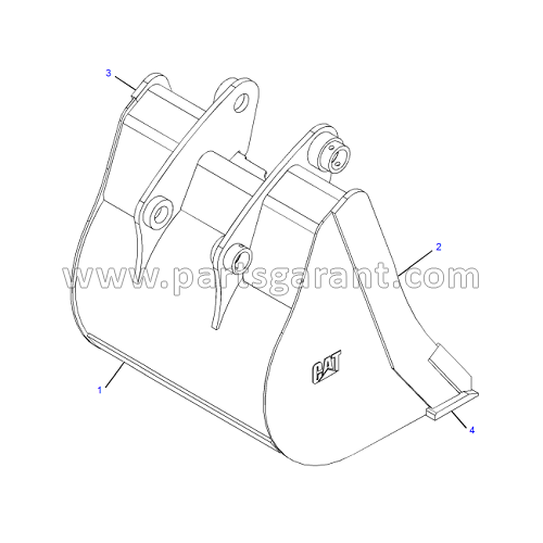 Ковш (762 мм) Caterpillar 428 E