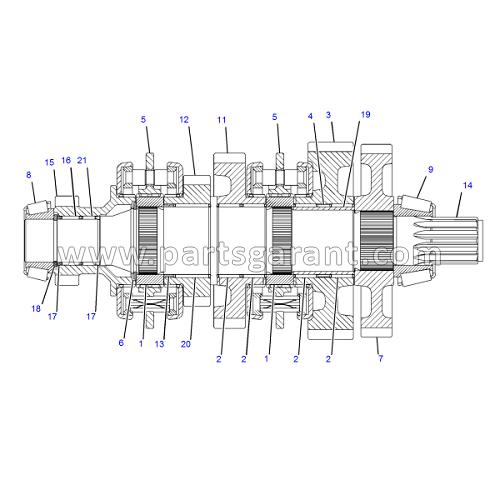 Главный вал в сборе Caterpillar 434E