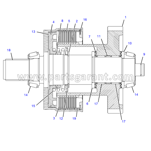 Вал в сборе Caterpillar 434E