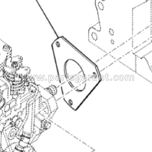 Прокладка ТНВД New Holland B90B