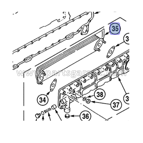 Теплообменник Case CX210