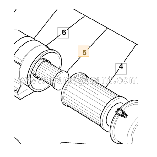 Воздушный фильтр JCB 4CX