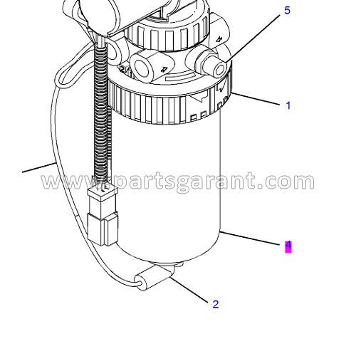 Топливный фильтр (сепаратор) Caterpillar 428 E