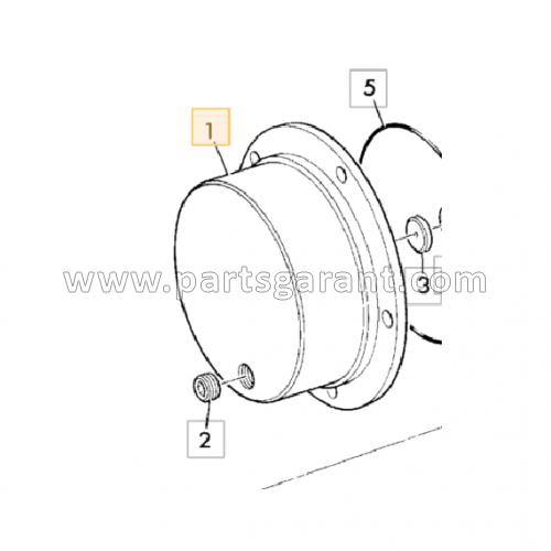 Крышка ступицы JCB 4CX