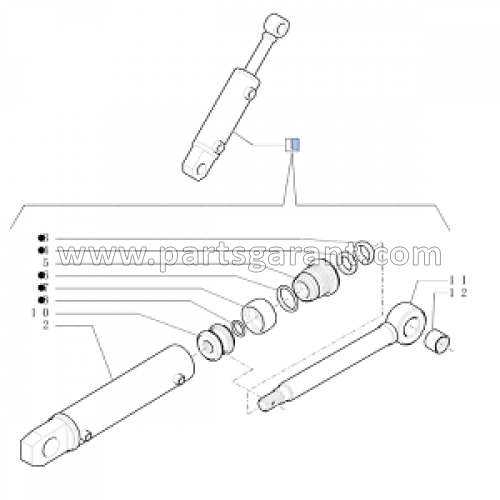 Гидравлический цилиндр Case 580ST