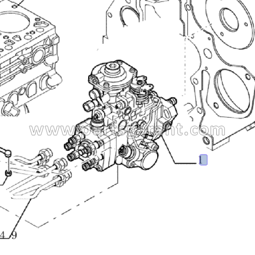 ТНВД (Топливный насос высокого давления с D4113) New Holland E215