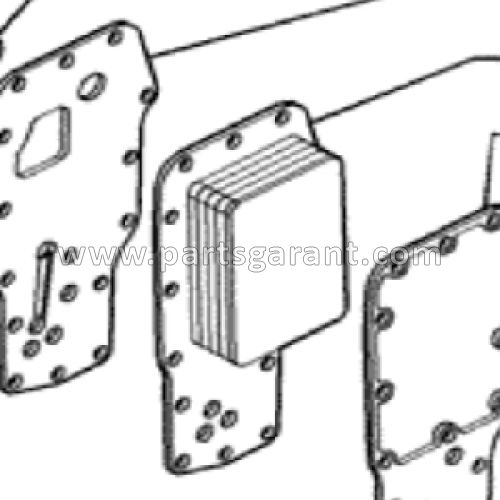 Теплообменник Case 580ST