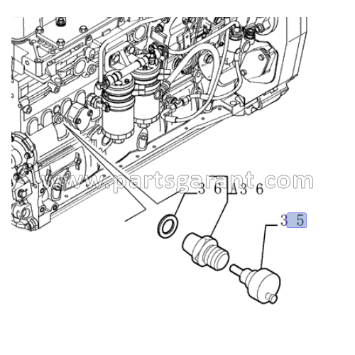 Датчик давления New Holland E215