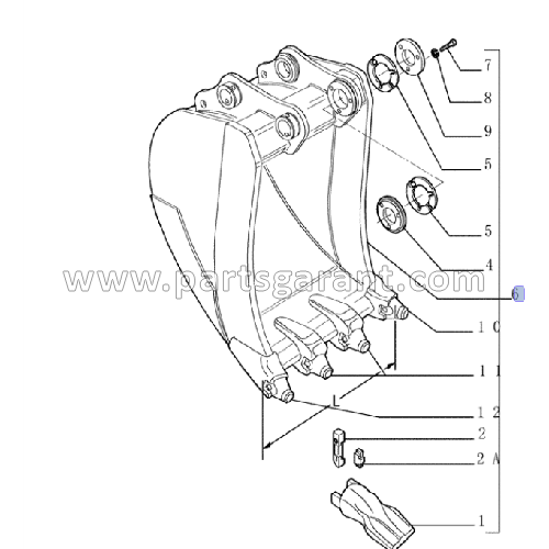 Ковш (1000 mm) New Holland E215