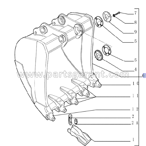 Ковш (1200 mm) New Holland E215