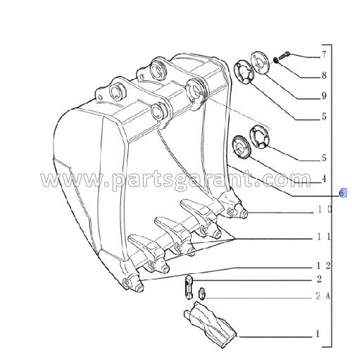 Ковш (1300 mm) New Holland E215