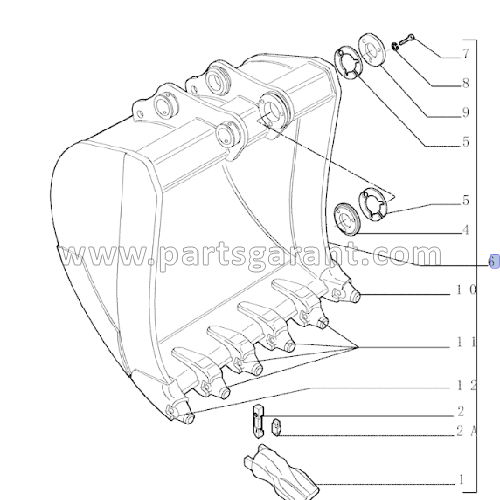 Ковш (1500 mm) New Holland E215