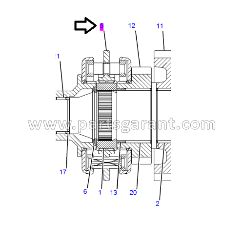 Синхронизатор Caterpillar 434E