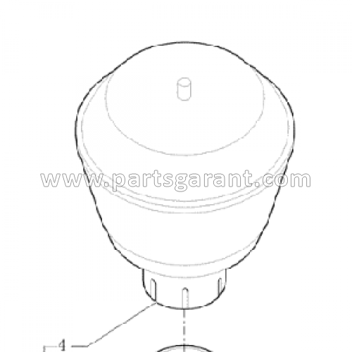 Воздухозаборник (Вар 2) New Holland B90B