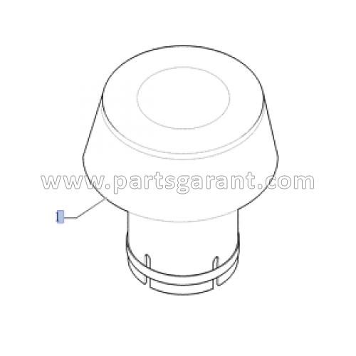 Воздухозаборник (Вар 1) Case 580ST