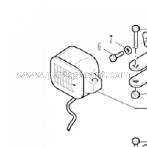 Фара New Holland LB90B