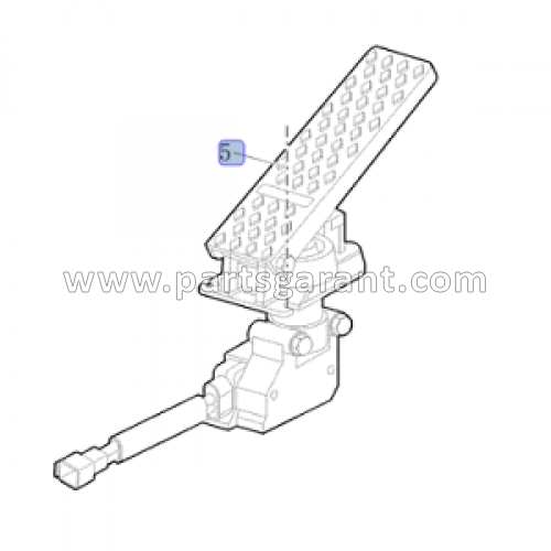 Педаль газа Case 580ST