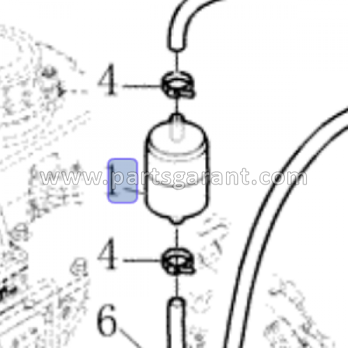 Топливный фильтр in line New Holland LB110B