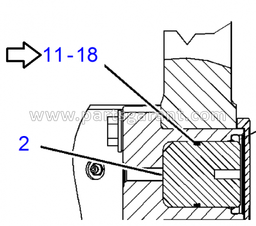 Уплотнительное кольцо Caterpillar 434E