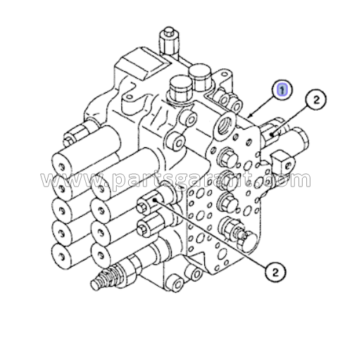 Управляющий клапан Case CX210