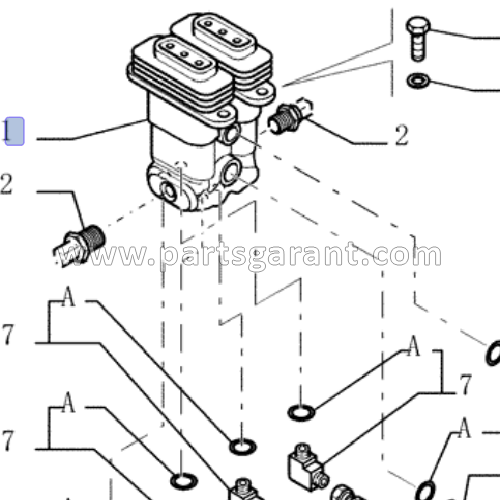 Клапан New Holland E215