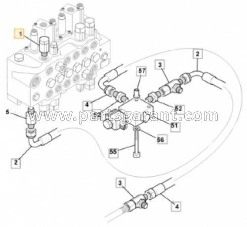 Релейный клапан JCB 3CX